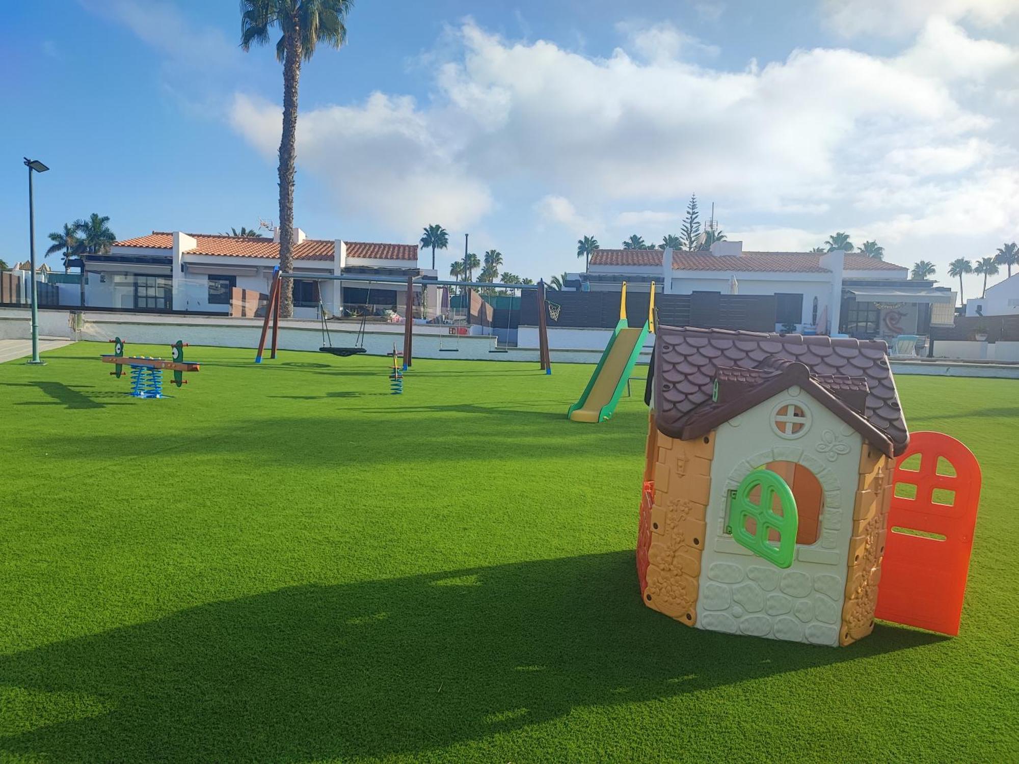 Bungalow 1 Maspalomas Golf con piscina y jardín San Bartolomé Exterior foto